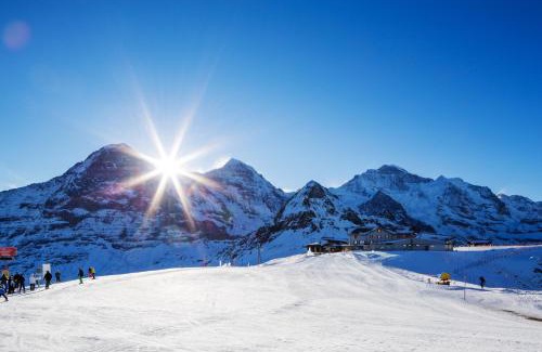 Goldswil Hotel | Guest Rated 9.2: Berghaus Männlichen with Family-Friendly Dining
