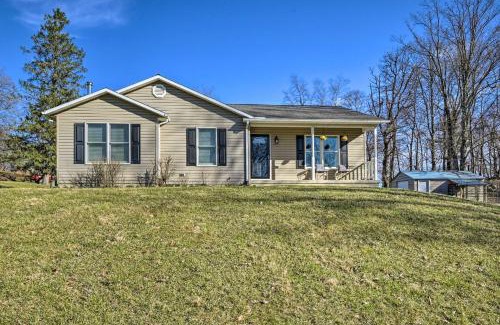 Berkeley Springs House | Unwind in Berkeley Springs with Fire Pit & Spa Amenities