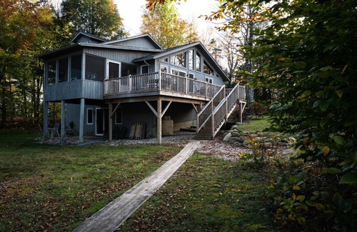 Becket House | Serene Berkshire Vacation Rentals: Lakeside Cabin Escape