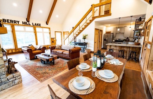Nellysford House | Discover Berry Hill Lake: Pet-Friendly Cabin with Pool & Spa