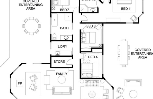 Berry House | Berry Holiday Accommodation - Cullengetty Estate - on 5 acres - close to beach