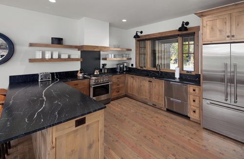 Whitefish Apartment | Bespoke Whitefish Home | Lakeside Trails, Boating by Day & Fireplace Evening