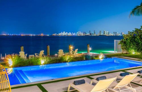 North Bay Village Villa | Experience Bayfront Views with Pool at New Construction