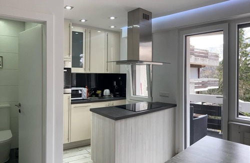 Leukerbad Apartment | Downtown Leukerbad Studio: Family-Friendly & Rated 10/10