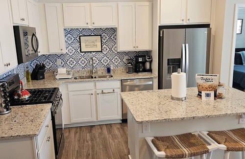 Millville House | Beachfront Townhome with Pool Access for Families and Pets