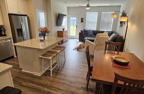 Millville House | Beachfront Townhome with Pool Access for Families and Pets