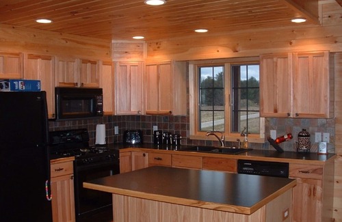 Thompsonville Cabin | Idyllic Betsie River Retreat with Crystal Mountain Views