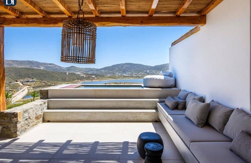 Panormos Apartment | Elegant Suite Mykonos with Ocean View & Spa Amenities
