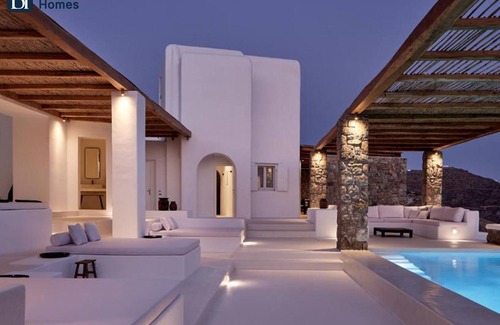 Fanari Villa | Charming Ocean View Villa Mykonos with Private Pool