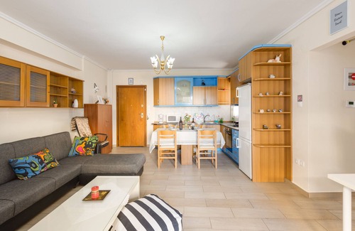 Thessaloniki Apartment | Modern Center Apartment with Balcony & Pool Access