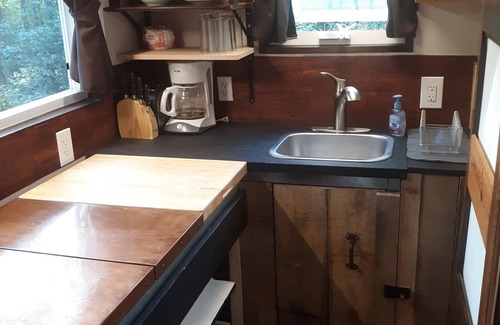 Brevard House | Pet-Friendly Big Porch Tiny House with Ocean View