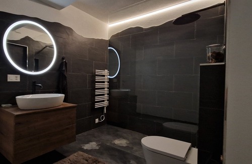 Dierikon Apartment | Big Premium Loft with View, Washer, Parking, Kitchen, Tub