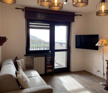 Sestriere Apartment | Scenic Studio with Terrace and Mountain Views