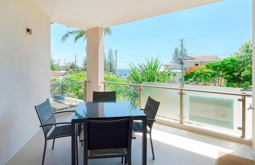 Yamba Apartment | Oceanfront Bimbadeen Unit 3: Rated 9.6 with Pool Access