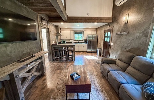 Whitefish House | Bison Ridge Cabin #1 | Pet Friendly | 4BR Getaway w/Hot Tub, Fire Pit & Grill | Sleeps 8!