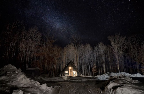 Brook Park House | Brook Park A-Frame: Modern Retreat with Fireplace & Pet-Friendly