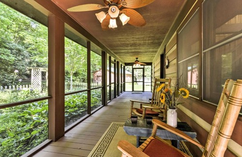 Black Mountain House | Inviting Black Mountain Cabin with Scenic Views & Screened Porch