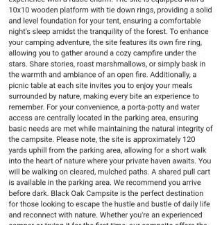Logan Other | Discover Black Oak Campsite: Family and Pet Friendly Retreat