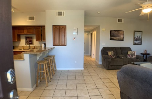 Mesquite Condo | Unforgettable Blackjack Bluff Vacation Rental with City Views