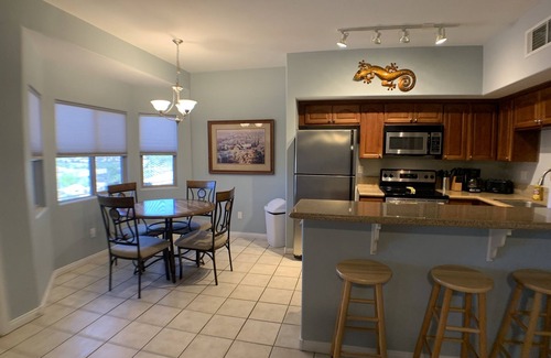 Mesquite Condo | Unforgettable Blackjack Bluff Vacation Rental with City Views