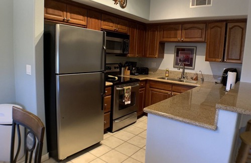 Mesquite Condo | Unforgettable Blackjack Bluff Vacation Rental with City Views