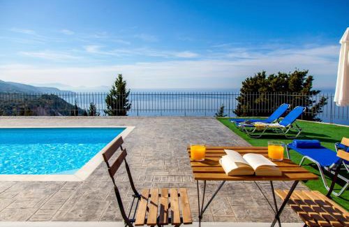 Lefkas Villa | Experience Ble on Blue: 4-Star Poolside Family Retreat