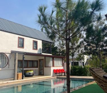 Pong Ta Long House | Relaxing Blessing Moon Pool Villa Khaoyai with Hot Tub