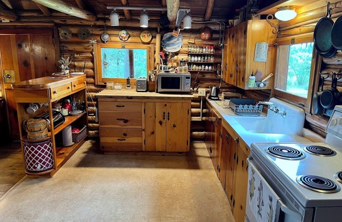 Sunriver Cabin | Discover Blinn's Landing: Historic Riverfront Log Cabin Retreat