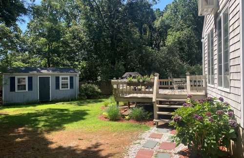 West Yarmouth House | Idyllic Getaway: Pet-Friendly Home with Backyard Paradise