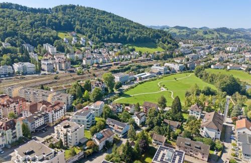 St. Gallen Apartment | BLIV Design-Apartment mit Parkplatz, nahe Zentrum