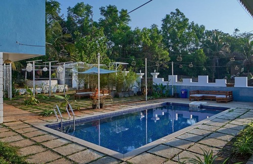 Assagao Hotel | Pet-Friendly Blu Del Assagao 4BHK with Pool & Breakfast