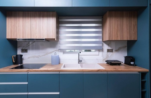 Mires Apartment | Blue Apartment in the Hill