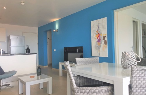 Sint Michiel Apartment | Oceanfront Blue Bay Apartment with Pool & Spectacular Views