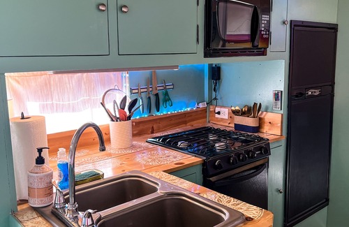 Greenville House | Unwind at Blue Bird Bus by the Scenic Saluda River