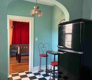Central Oklahoma City House | Cozy Blue Bungalow: Pet-Friendly Retreat Near OU Med