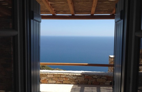 Sifnos Villa | Elegant Blue Calm Villa with Ocean View on Sifnos Island
