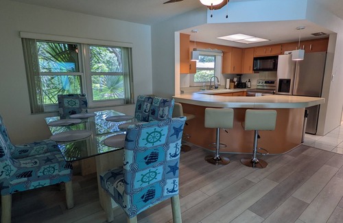 Palm Harbor House | Blue Dolphin Privacy Paradise: Beachfront Retreat with Pool