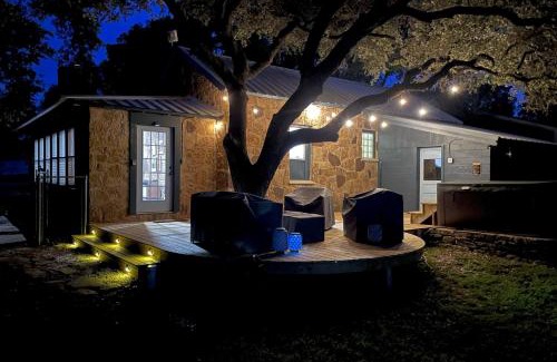 Johnson City House | Unforgettable Stays at Blue Haus with Hot Tub Access