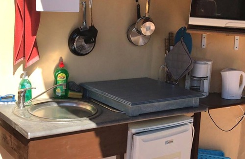 Es Canar Condo | Blue Hippy Studio Sea View Open Air Kitchen, Nature