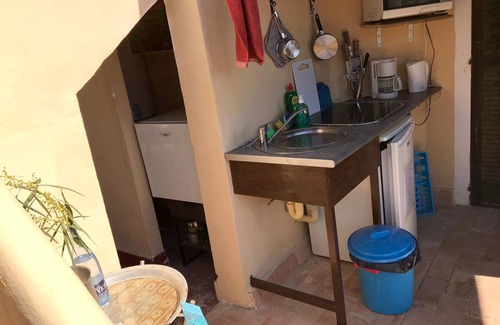 Es Canar Condo | Blue Hippy Studio Sea View Open Air Kitchen, Nature