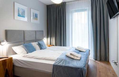 West Pomeranian Voivodeship Apartment | Unwind at Blue Mare Solna 205 with Oceanfront Amenities