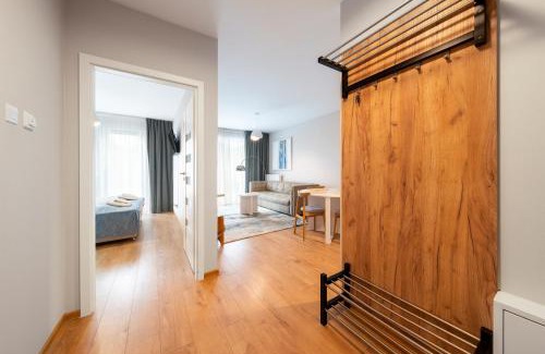 West Pomeranian Voivodeship Apartment | Unwind at Blue Mare Solna 205 with Oceanfront Amenities