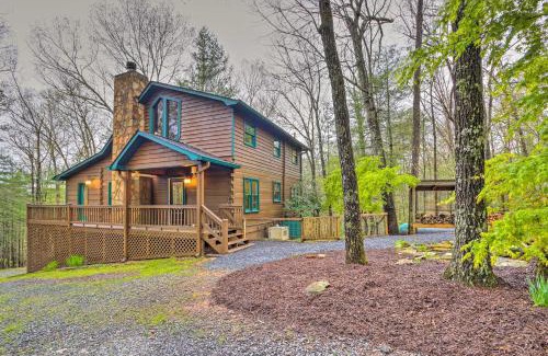 Cherry Log House | Inviting Blue Ridge Cabin with Hot Tub & Game Room