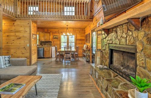 Cherry Log House | Inviting Blue Ridge Cabin with Hot Tub & Game Room