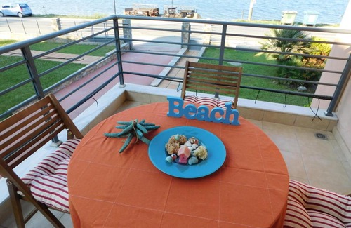 Agia Apartment | Oceanfront Bliss at Blue&Sea - Guest Rated 10/10