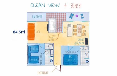 Hamagawa Hotel | Oceanfront Comfort at Blue Steak Wonder Chatan - 4 Stars!