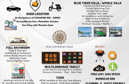 Lamai Villa | Indulge in the Blue Tiger Pool Villa Koh Samui - 5 Stars