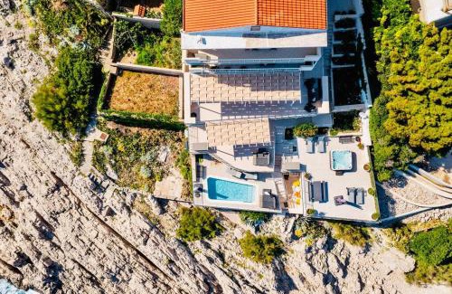 Gorica Villa | Blue Views Villa: Heated Pool, Jacuzzi & Oceanfront Bliss