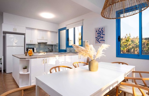 Kissonerga Villa | Relaxing Blue Waves Villa with Pool and Family-Friendly Amenities