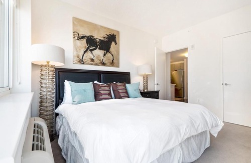 The Waterfront Apartment | Discover Bluebird Suites: Family-Friendly Stays in Jersey City